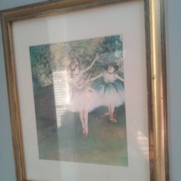Beautiful Glittered Ballerinas Wall Hanging Art, Good Condition - Picture 3 of 4